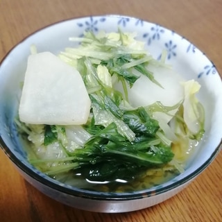 早くて美味しい☆白菜と大根のさっと煮